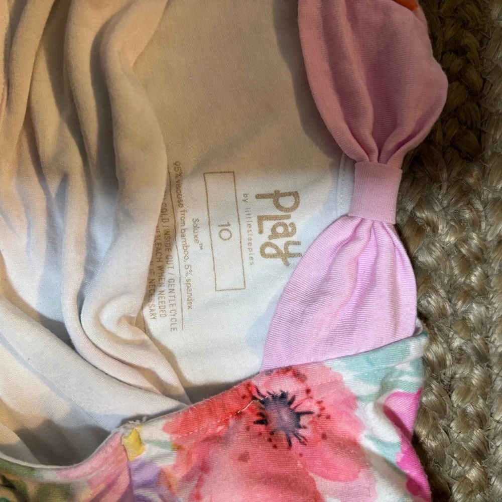 Play by Little Sleepies Floral Kids Dress size 10 - Picture 2 of 3